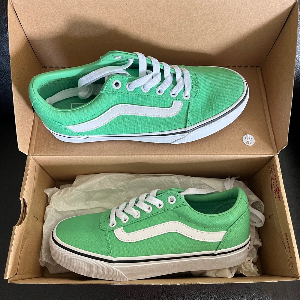Vans Womens Green Sneakers